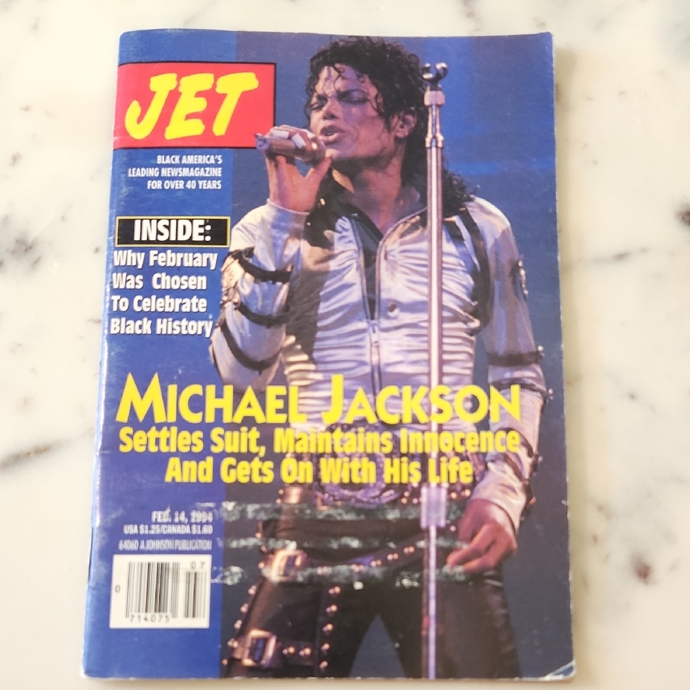 Jet Magazine Cover Art - Blue and Black